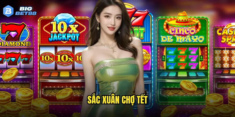 sắc xuân chợ tết