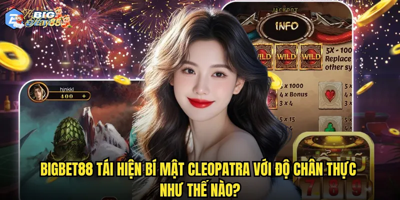 Bigbet88 tái hiện Bí mật Cleopatra với độ chân thực như thế nào?