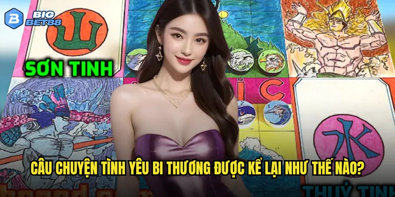 Câu chuyện tình yêu bi thương được kể lại như thế nào?