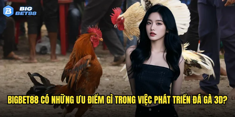Bigbet88 có những ưu điểm gì trong việc phát triển đá gà 3D?